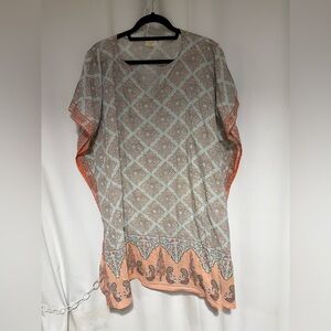 One Size Lightweight Kaftan Top Tunic